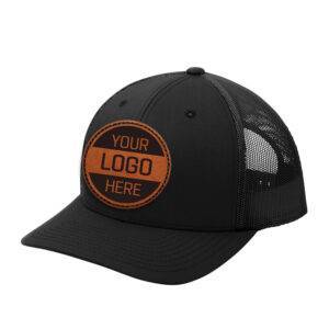 Custom Leather Patch Hats