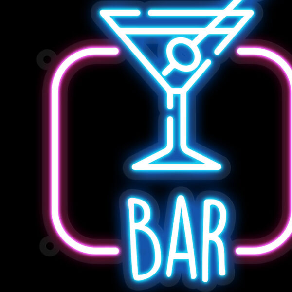 Bar Martini Neon Sign - Image 2