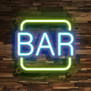 Bar Square Neon Sign