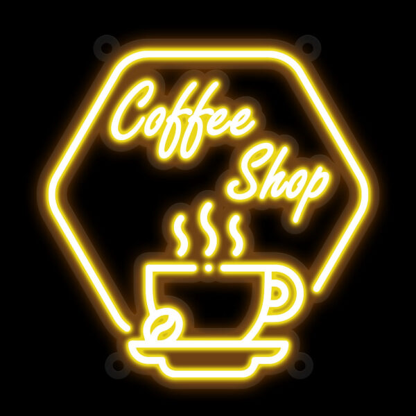 Coffee Shop Neon Sign - Image 3
