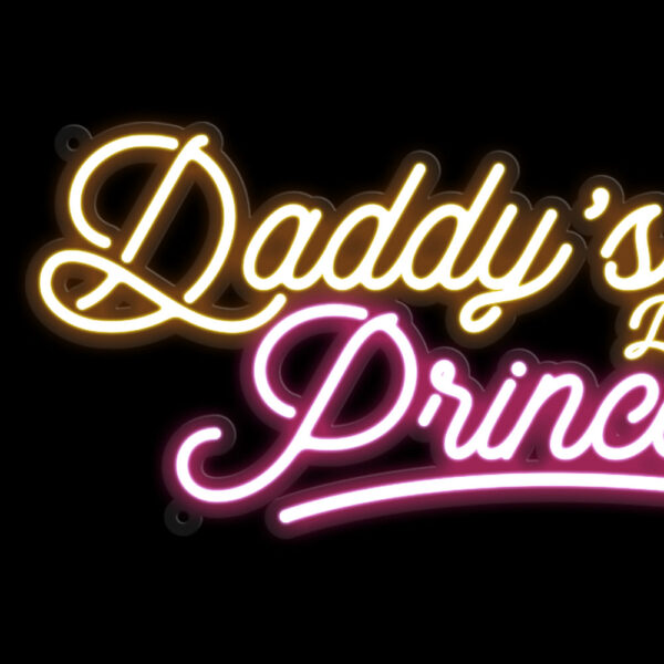 Daddy’s Little Princess Neon Sign - Image 2
