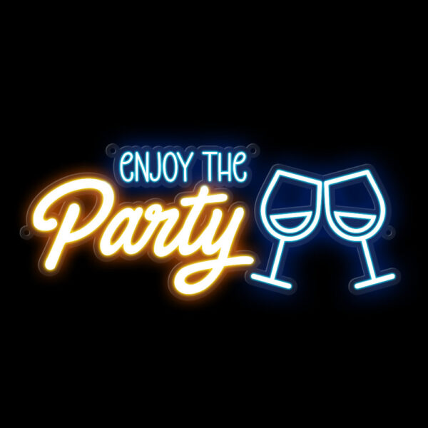 Enjoy the Party Neon Sign - Image 2