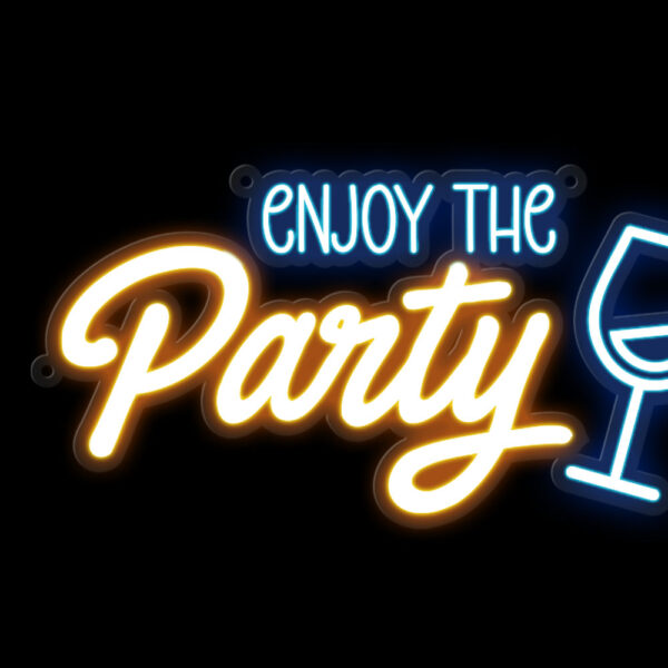 Enjoy the Party Neon Sign - Image 3