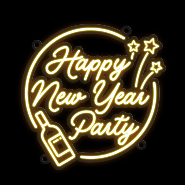 Happy New Year Party Neon Sign - Image 2