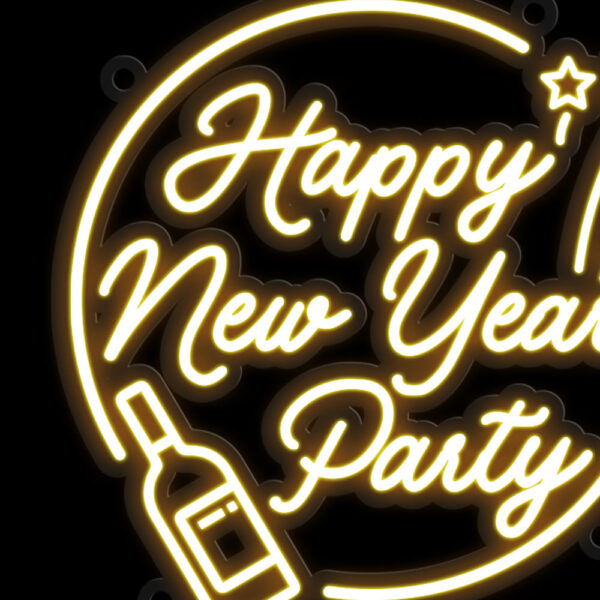 Happy New Year Party Neon Sign - Image 3