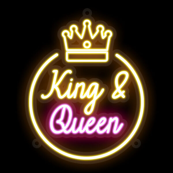 King & Queen Neon Sign - Image 2