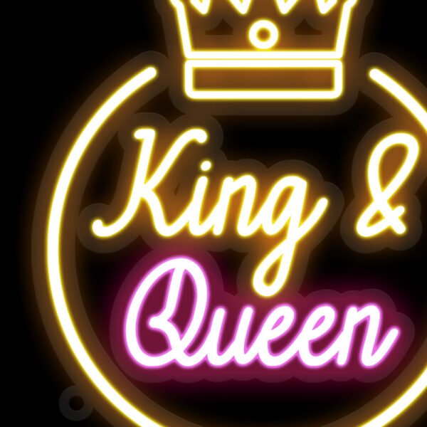 King & Queen Neon Sign - Image 3
