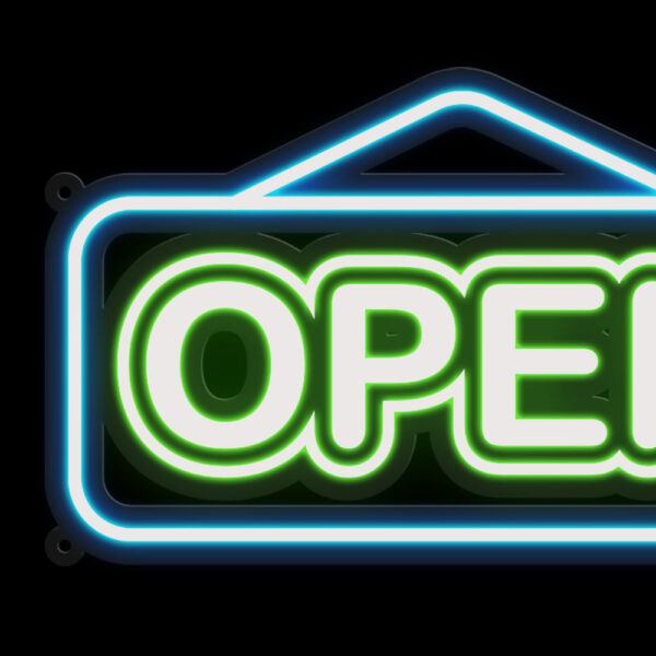 Open Neon Sign - Image 2