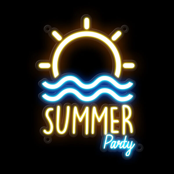 Summer Party Neon Sign - Image 3