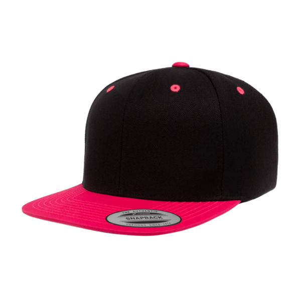 Custom Yupoong 6089 Premium Flat Bill Snapback Cap - Image 22