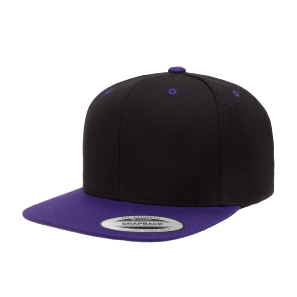 Custom Yupoong 6089 Premium Flat Bill Snapback Cap - Image 23