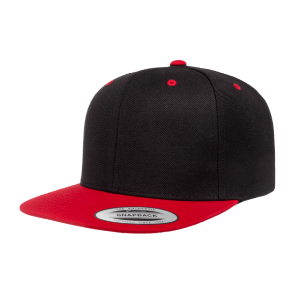 Custom Yupoong 6089 Premium Flat Bill Snapback Cap - Image 24