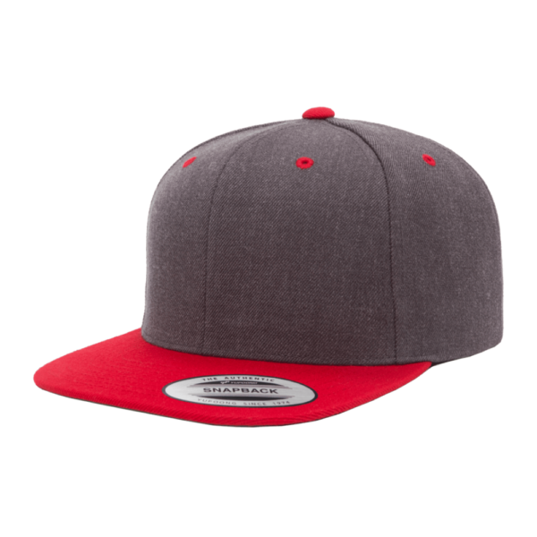 Custom Yupoong 6089 Premium Flat Bill Snapback Cap - Image 27