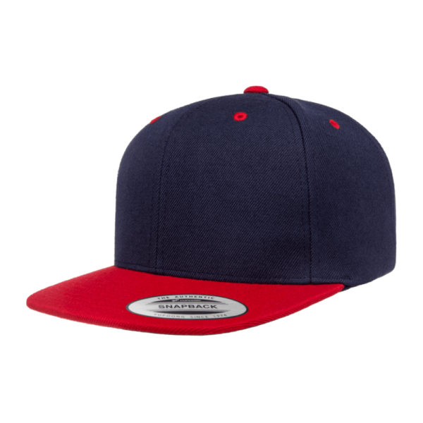 Custom Yupoong 6089 Premium Flat Bill Snapback Cap - Image 35