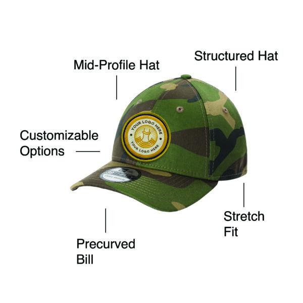 Custom New Era NE1000 Structured Stretch Cotton Cap - Image 4