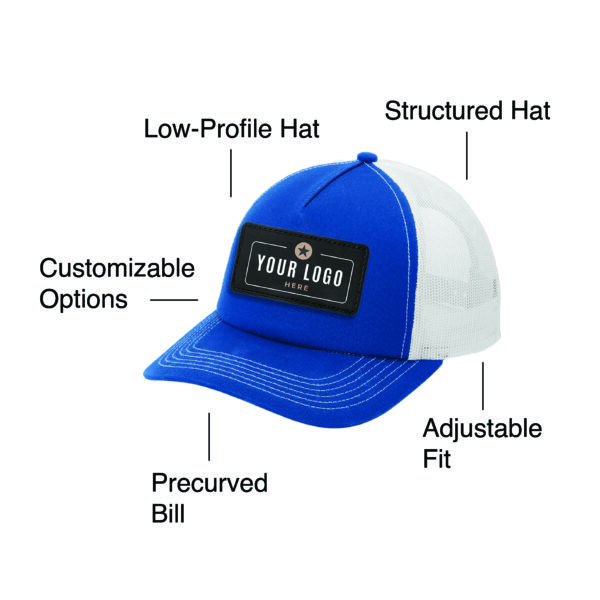 Custom Port Authority C115LP Snapback Five-Panel Trucker Cap - Image 4