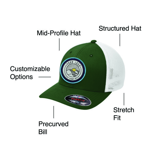 Custom Port Authority C812 Flexfit Mesh Back Cap - Image 4