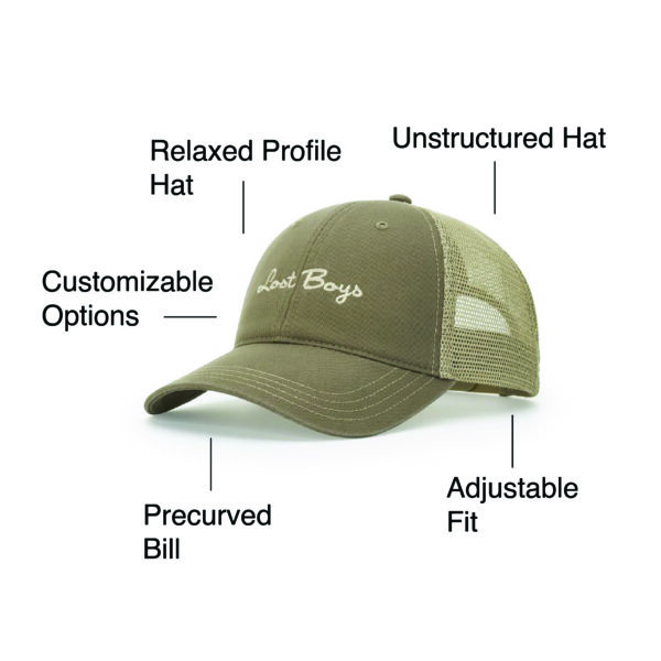 Custom Richardson 111 Garment Washed Trucker Hat - Image 4
