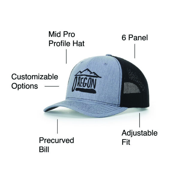 Custom Richardson 112FPR Five Panel Trucker with Rope Cap Hat - Image 4