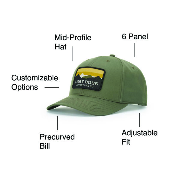 Custom Richardson 312 Solid Twill Trucker Hat - Image 4