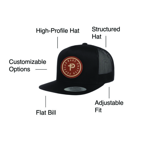 Custom Yupoong 6006 Five-Panel Classic Trucker Cap - Image 4