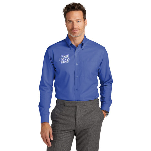 Custom Brooks Brothers BB18002 Wrinkle-Free Stretch Nailhead Shirt