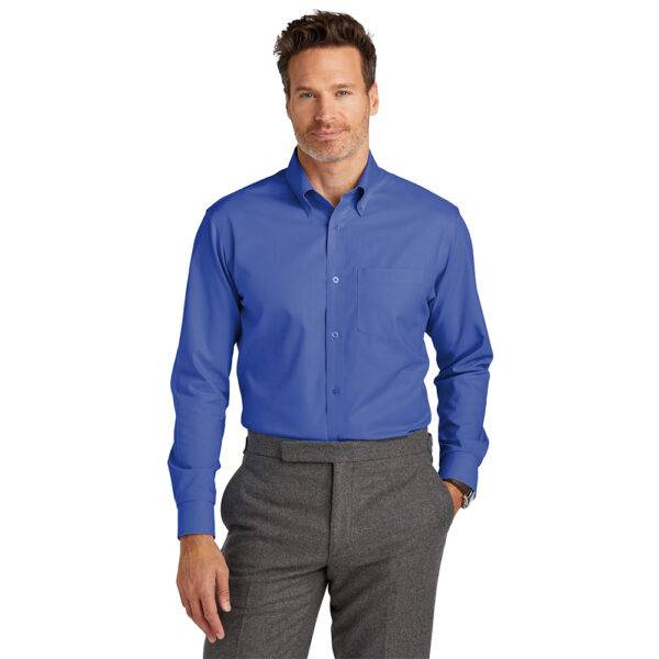 Custom Brooks Brothers BB18002 Wrinkle-Free Stretch Nailhead Shirt - Image 5