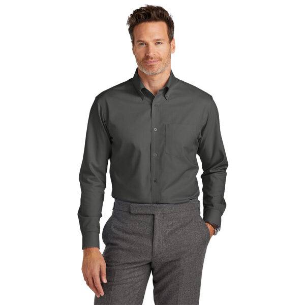 Custom Brooks Brothers BB18002 Wrinkle-Free Stretch Nailhead Shirt - Image 6