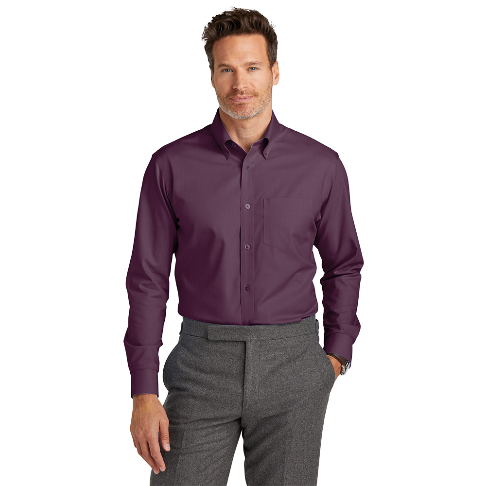 Custom Brooks Brothers BB18002 Wrinkle-Free Stretch Nailhead Shirt - Image 7
