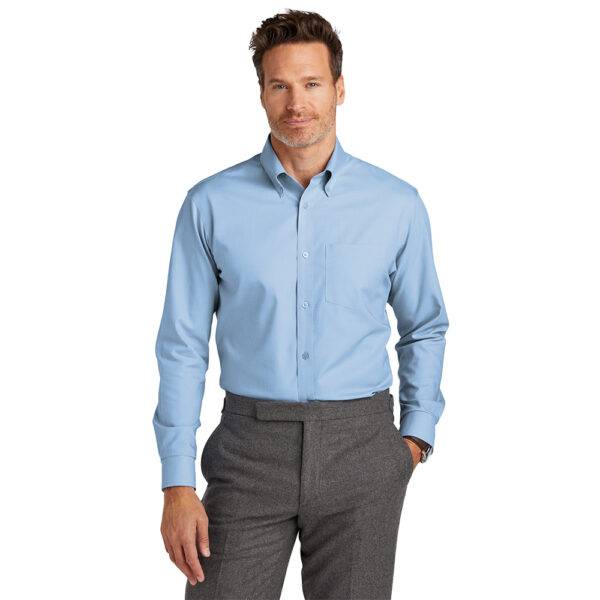 Custom Brooks Brothers BB18002 Wrinkle-Free Stretch Nailhead Shirt - Image 8