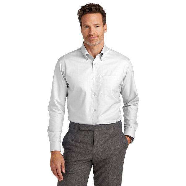 Custom Brooks Brothers BB18002 Wrinkle-Free Stretch Nailhead Shirt - Image 9