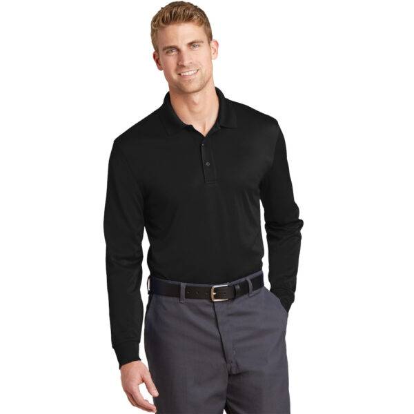 Custom CornerStone CS412LS Select SnagProof Long Sleeve Polo - Image 4