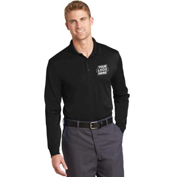 Custom CornerStone CS412LS Select SnagProof Long Sleeve Polo