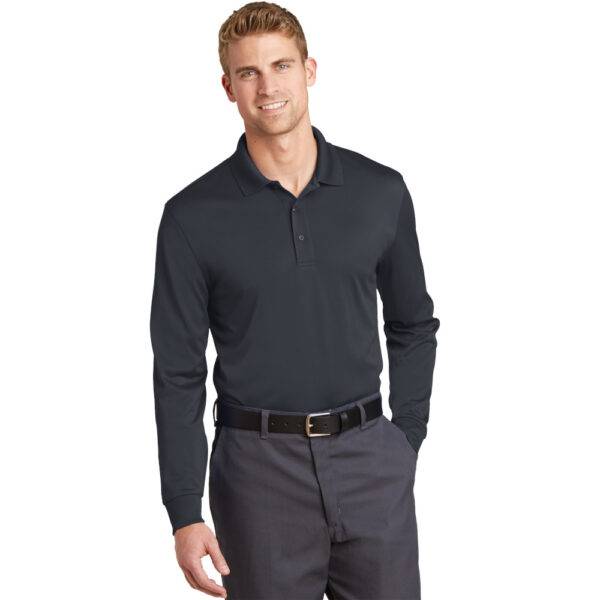 Custom CornerStone CS412LS Select SnagProof Long Sleeve Polo - Image 5
