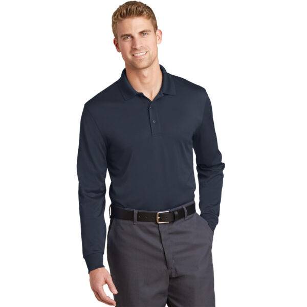 Custom CornerStone CS412LS Select SnagProof Long Sleeve Polo - Image 6