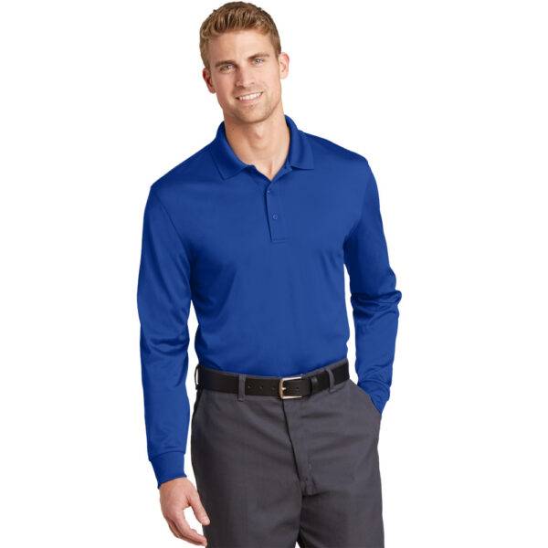 Custom CornerStone CS412LS Select SnagProof Long Sleeve Polo - Image 7