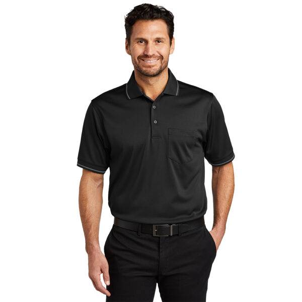 Custom CornerStone CS415 Select SnagProof Tipped Pocket Polo - Image 4