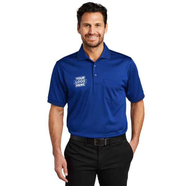 Custom CornerStone CS415 Select SnagProof Tipped Pocket Polo
