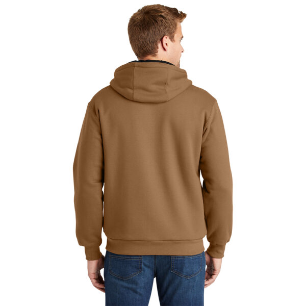Custom CornerStone CS620 Heavyweight Full-Zip Hooded Sweatshirt with Thermal Lining - Image 3