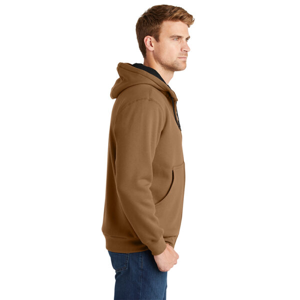 Custom CornerStone CS620 Heavyweight Full-Zip Hooded Sweatshirt with Thermal Lining - Image 2