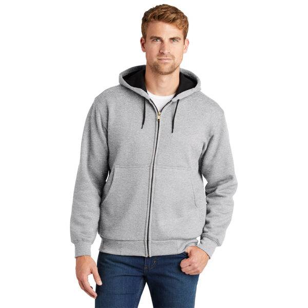 Custom CornerStone CS620 Heavyweight Full-Zip Hooded Sweatshirt with Thermal Lining - Image 4