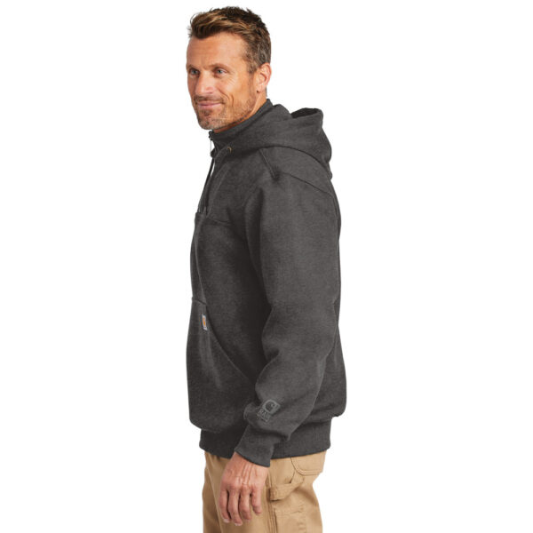 Custom Carhartt CT100617 Rain Defender® Paxton Heavyweight Hooded Zip Mock Sweatshirt - Image 2