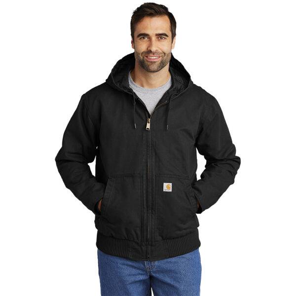 Custom Carhartt CTT104050 Tall Washed Duck Active Jacket - Image 4