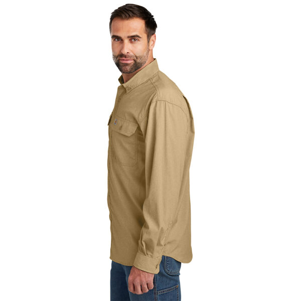 Custom Carhartt CT105291 Force Solid Long Sleeve Shirt - Image 2