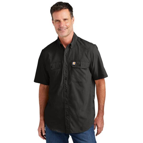 Custom Carhartt CT105292 Force Solid Short Sleeve Shirt - Image 4