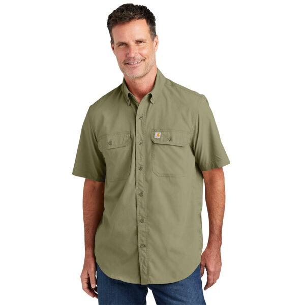 Custom Carhartt CT105292 Force Solid Short Sleeve Shirt - Image 5