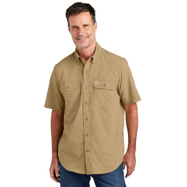 Custom Carhartt CT105292 Force Solid Short Sleeve Shirt - Image 6