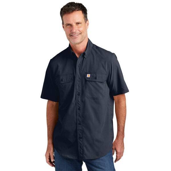 Custom Carhartt CT105292 Force Solid Short Sleeve Shirt - Image 7