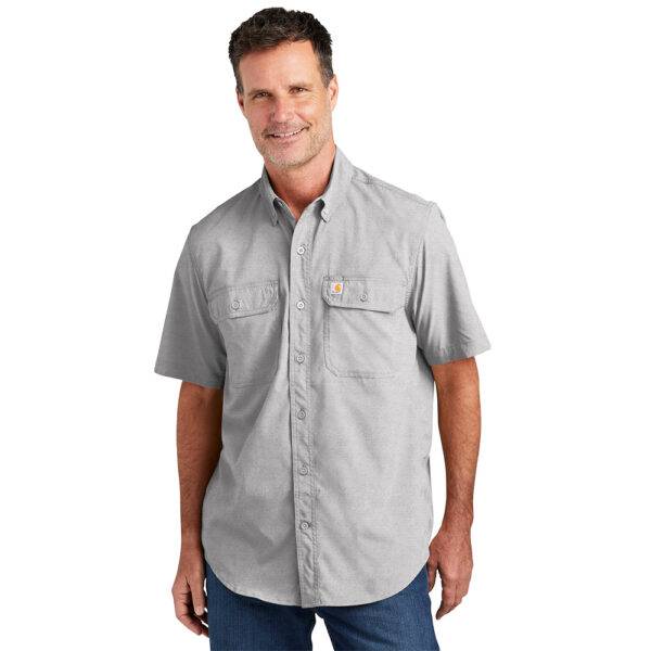 Custom Carhartt CT105292 Force Solid Short Sleeve Shirt - Image 8