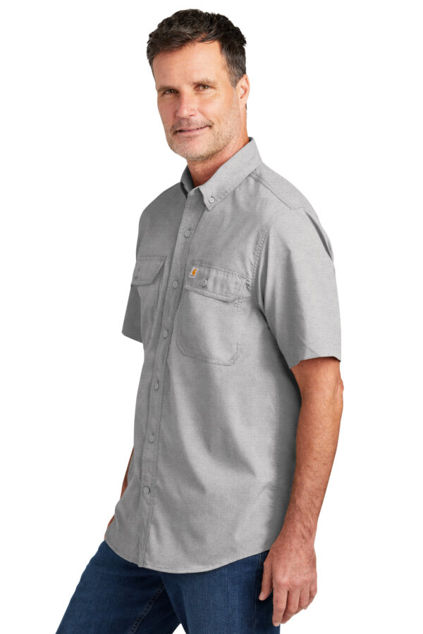 Custom Carhartt CT105292 Force Solid Short Sleeve Shirt - Image 2